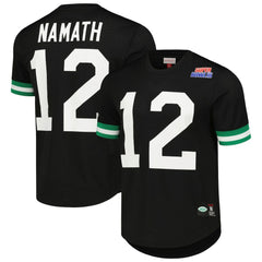 Joe Namath Retired Player Name & Number Mesh Top - New York Jets Tops