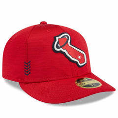 Red Los Angeles Angels New Era 2024 Clubhouse Low Profile 59FIFTY Fitted Hat