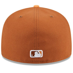 Brown/Orange Chicago Cubs New Era Spring Color Basic Two-Tone 59FIFTY Fitted Hat