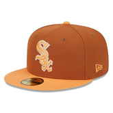 Brown/Orange Chicago White Sox New Era Spring Color Basic Two-Tone 59FIFTY Fitted Hat