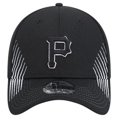 Black Pittsburgh Pirates New Era Active Dash Mark 39THIRTY Flex Hat