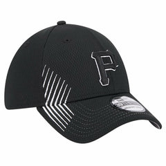 Black Pittsburgh Pirates New Era Active Dash Mark 39THIRTY Flex Hat