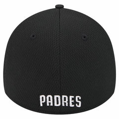 Black San Diego Padres New Era Active Dash Mark 39THIRTY Flex Hat