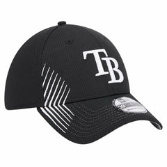 Black Tampa Bay Rays New Era Active Dash Mark 39THIRTY Flex Hat