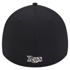 Black Tampa Bay Rays New Era Active Dash Mark 39THIRTY Flex Hat