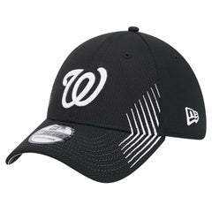 Black Washington Nationals New Era Active Dash Mark 39THIRTY Flex Hat