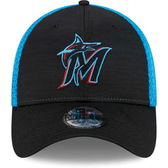 Black Miami Marlins New Era Neo 39THIRTY Flex Hat