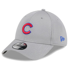 Gray Chicago Cubs New Era Active Pivot 39THIRTY Flex Hat