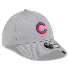 Gray Chicago Cubs New Era Active Pivot 39THIRTY Flex Hat