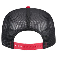 Black Boston Red Sox New Era Throwback Meshback Golfer Hat