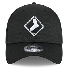 Black Chicago White Sox New Era 2025 Batting Practice 39THIRTY Flex Hat