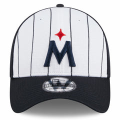 White Minnesota Twins New Era 2025 Batting Practice 39THIRTY Flex Hat