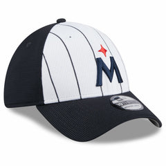White Minnesota Twins New Era 2025 Batting Practice 39THIRTY Flex Hat