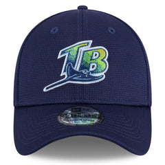 Navy Tampa Bay Rays New Era 2025 Batting Practice 39THIRTY Flex Hat