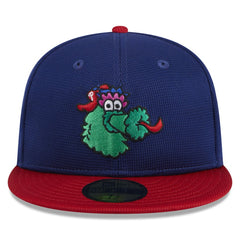 Navy Philadelphia Phillies New Era 2025 Batting Practice 59FIFTY Fitted Hat