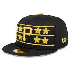 Black Pittsburgh Pirates New Era 2025 Batting Practice 59FIFTY Fitted Hat