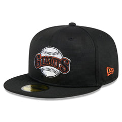 Black San Francisco Giants New Era 2025 Batting Practice 59FIFTY Fitted Hat