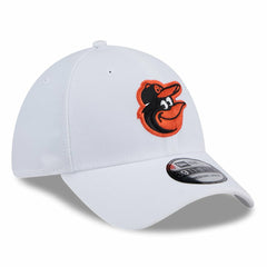 White Baltimore Orioles New Era 39THIRTY Flex Hat