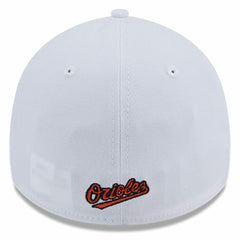 White Baltimore Orioles New Era 39THIRTY Flex Hat