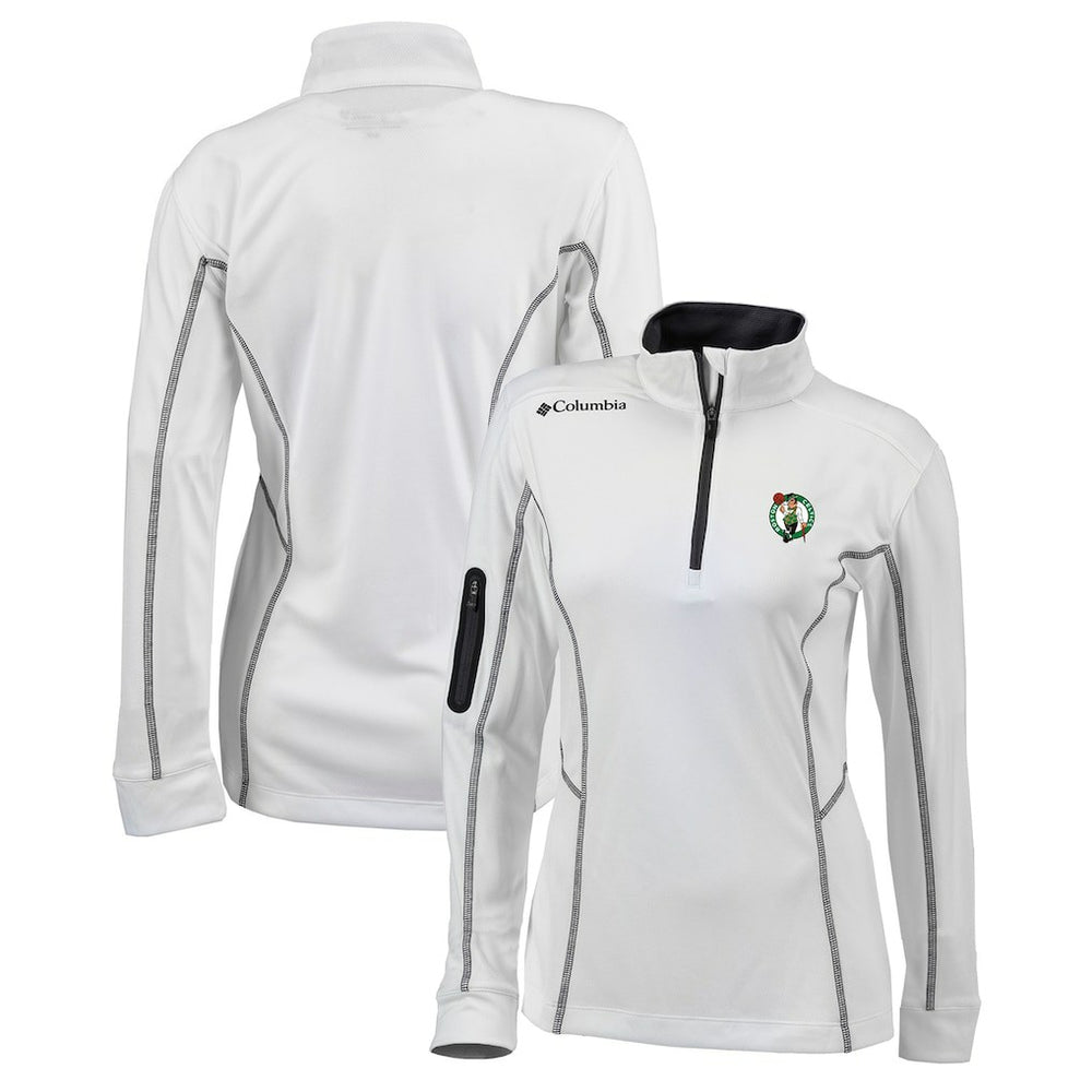 Columbia Boston Celtics Women's Omni-Wick Shotgun Quarter-Zip Pullover Top