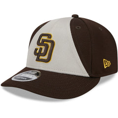 Brown San Diego Padres New Era 2025 Batting Practice Low Profile 9FIFTY Snapback Hat