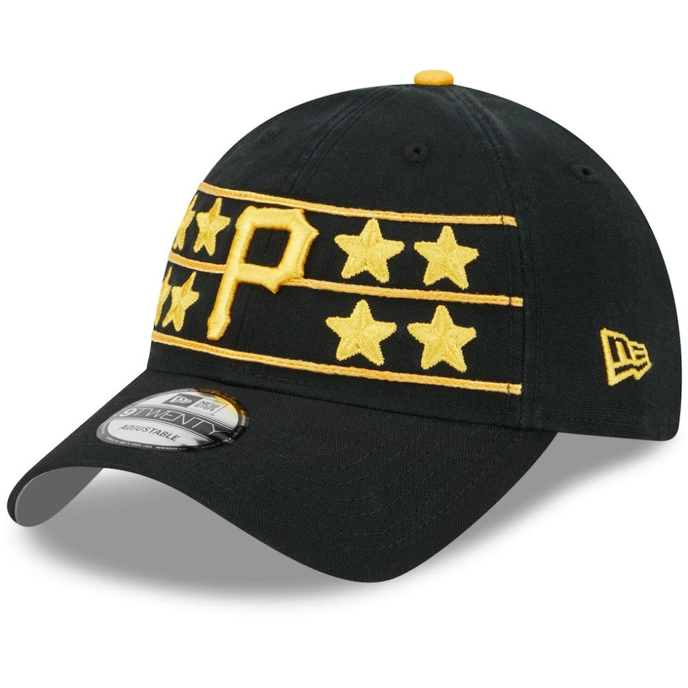 Black Pittsburgh Pirates New Era Youth 2025 Batting Practice 9TWENTY Adjustable Hat