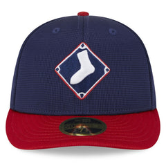 Navy Chicago White Sox New Era 2025 Batting Practice Low Profile 59FIFTY Fitted Hat