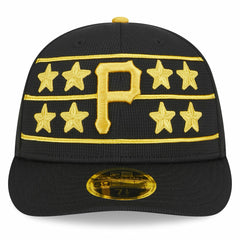 Black Pittsburgh Pirates New Era 2025 Batting Practice Low Profile 59FIFTY Fitted Hat