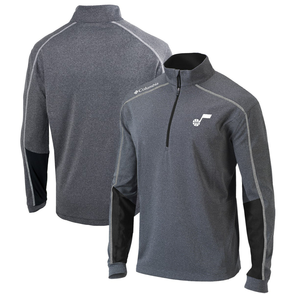 Columbia Utah Jazz Omni-Wick Shotgun 2.0 Quarter-Zip Pullover Top