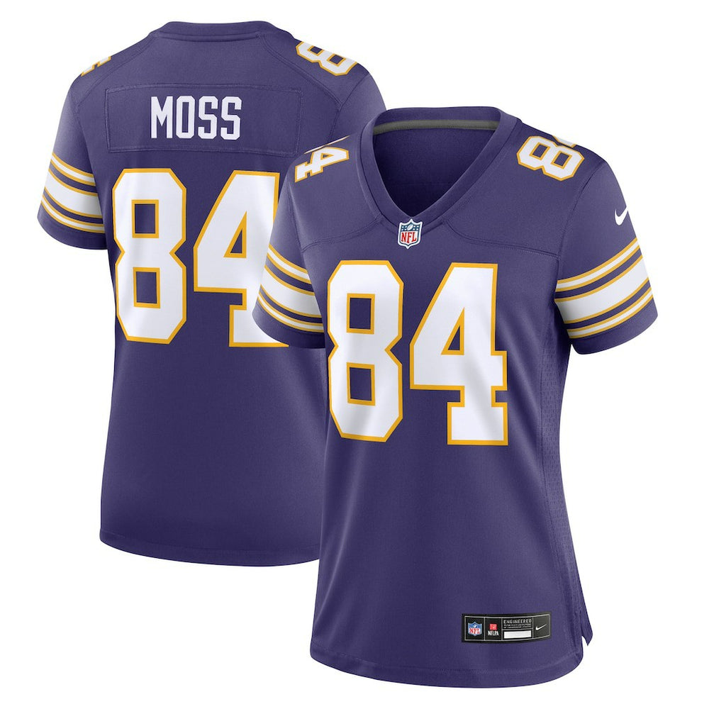 Randy Moss Women's Classic Retired Player Game Jersey - Minnesota Vikings Jerseys