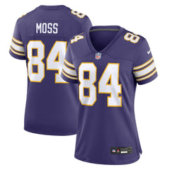 Randy Moss Women's Classic Retired Player Game Jersey - Minnesota Vikings Jerseys
