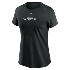Black Cincinnati Reds Nike Women's Over Shoulder T-Shirt
