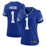 Warren Moon Women's Throwback Retired Player Game Jersey - Seattle Seahawks Jerseys