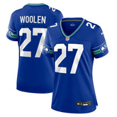 Tariq Woolen Women's Throwback Player Game Jersey - Seattle Seahawks Jerseys