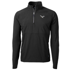 Cutter & Buck Adapt Eco Knit Hybrid Recycled Quarter-Zip Pullover Jacket - Philadelphia Eagles Pullover