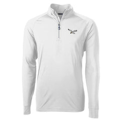 Cutter & Buck Eco Knit Stretch Recycled Quarter-Zip Pullover - Philadelphia Eagles Pullover