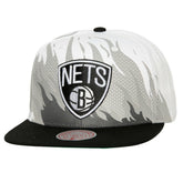 Mitchell & Ness Brooklyn Nets Hot Fire Snapback Hat