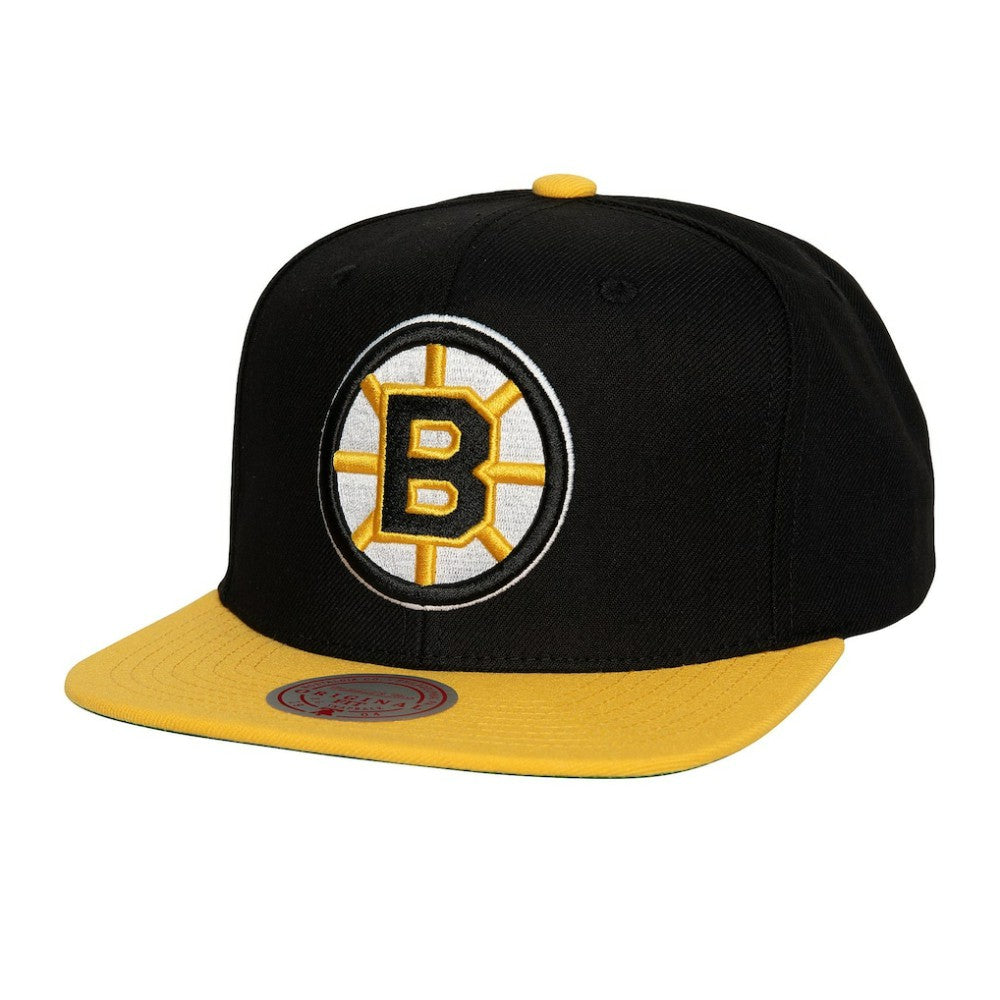 NHL Boston Bruins Mitchell & Ness Core Team Ground 2.0 Snapback Hat