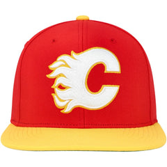 NHL Calgary Flames Mitchell & Ness Core Team Ground 2.0 Snapback Hat
