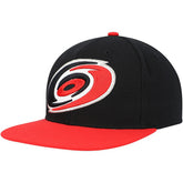 NHL Carolina Hurricanes Mitchell & Ness Core Team Ground 2.0 Snapback Hat