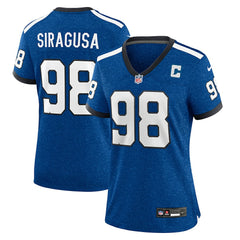 Tony Siragusa Women's Indiana Nights Alternate Game Jersey - Indianapolis Colts Jerseys