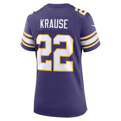 Paul Krause Women's Classic Retired Player Jersey - Minnesota Vikings Jerseys