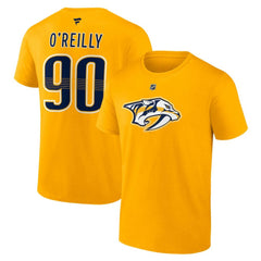 NHL Ryan O'Reilly Nashville Predators Fanatics Authentic Stack Name & Number T-Shirt