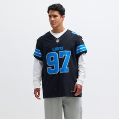Aidan Hutchinson Alternate Vapor F.U.S.E. Elite Jersey - Detroit Lions Jerseys