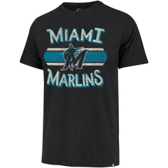 Black Miami Marlins '47 Renew Franklin T-Shirt