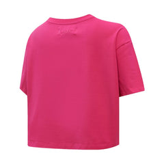 NHL Vegas Golden Knights Pro Standard Women's Triple Pink Cropped Boxy T-Shirt