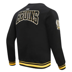 NHL Boston Bruins Pro Standard Crest Emblem Pullover Sweatshirt