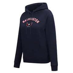 NHL Washington Capitals Pro Standard Women's Classic Chenille Pullover Hoodie