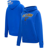 NHL St. Louis Blues Pro Standard Women's Classic Chenille Pullover Hoodie