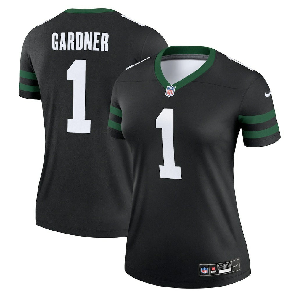 Ahmad Sauce Gardner Women's Alternate Legend Player Performance Top - New York Jets Tops